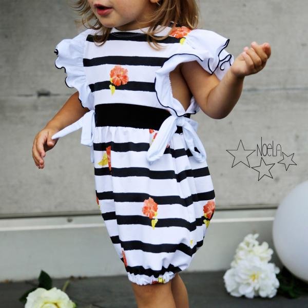 Papierschnittmuster lovely butterfly by LovelySewDesign // Kleid und Jumpsuit für Mädchen