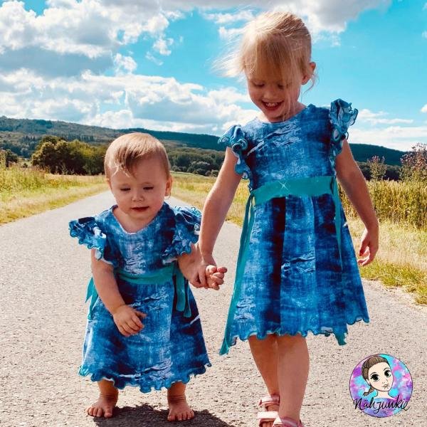 Papierschnittmuster lovely butterfly by LovelySewDesign // Kleid und Jumpsuit für Mädchen