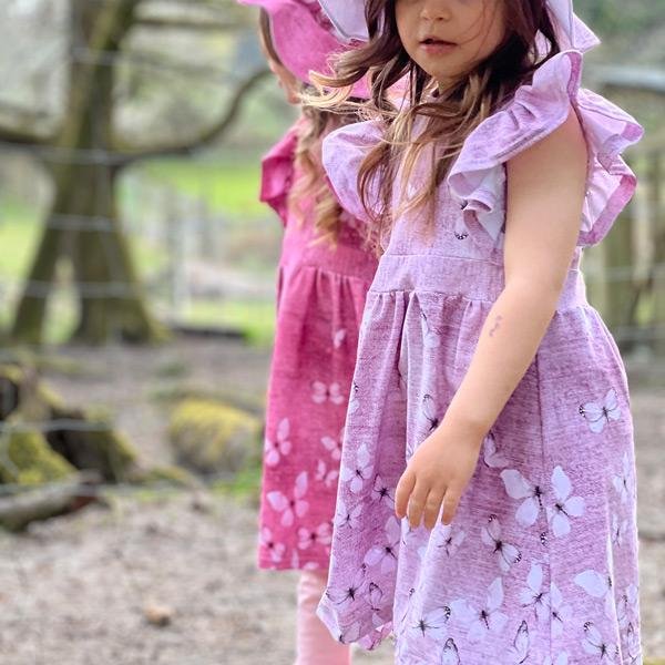 Papierschnittmuster lovely butterfly by LovelySewDesign // Kleid und Jumpsuit für Mädchen