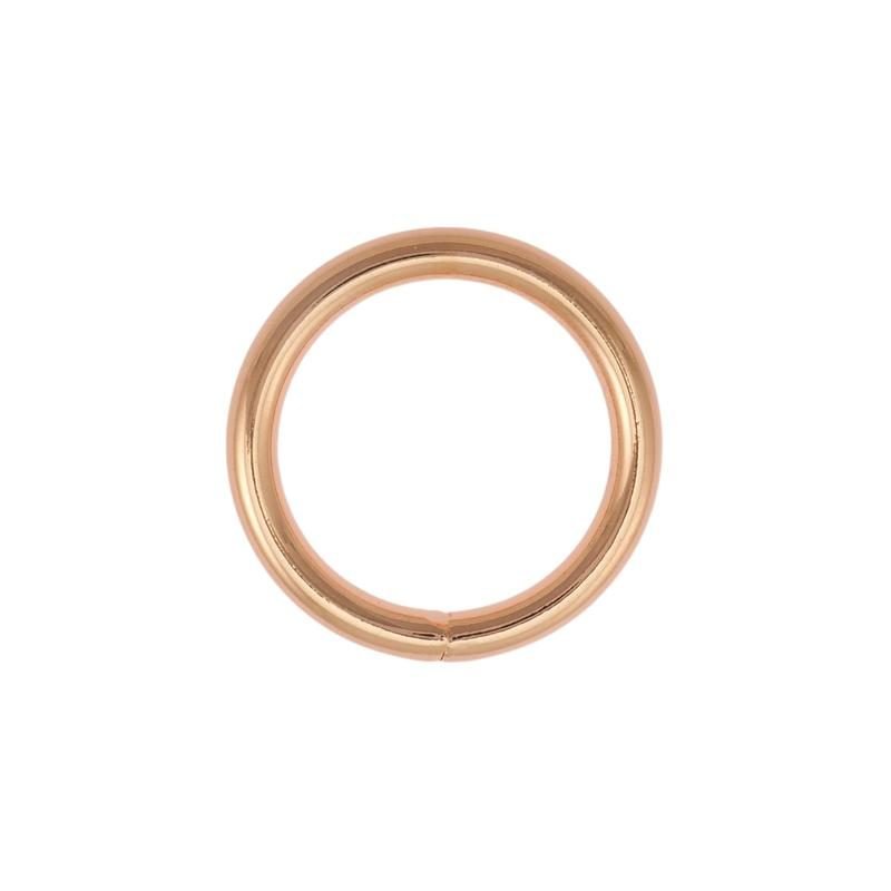 O-Ring Rundring 25 mm 2 Stück // roségold